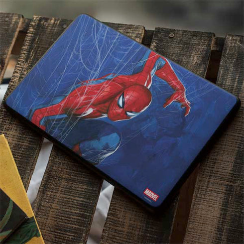 Marvel Spiderman World of Webs Google Pixelbook Go Skin